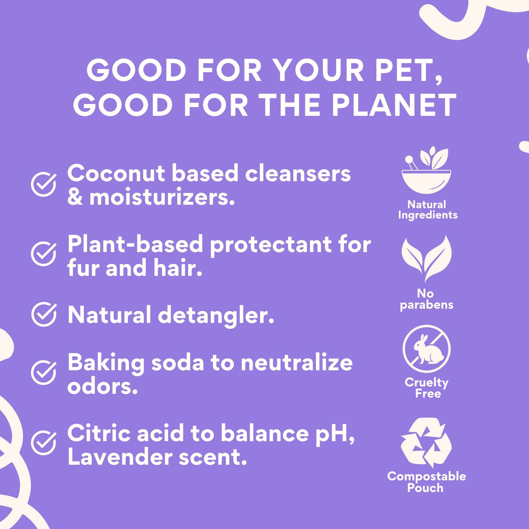 Shampoo Sheets for Dogs (Lavender)